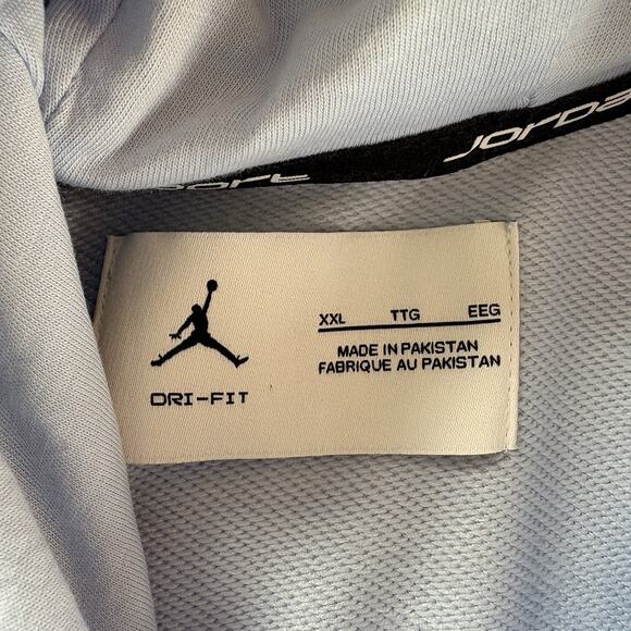 Air Jordan Essentials Pullover Hoodie Men’s Size XXL Light Blue FV8606-407 - Picture 7 of 11